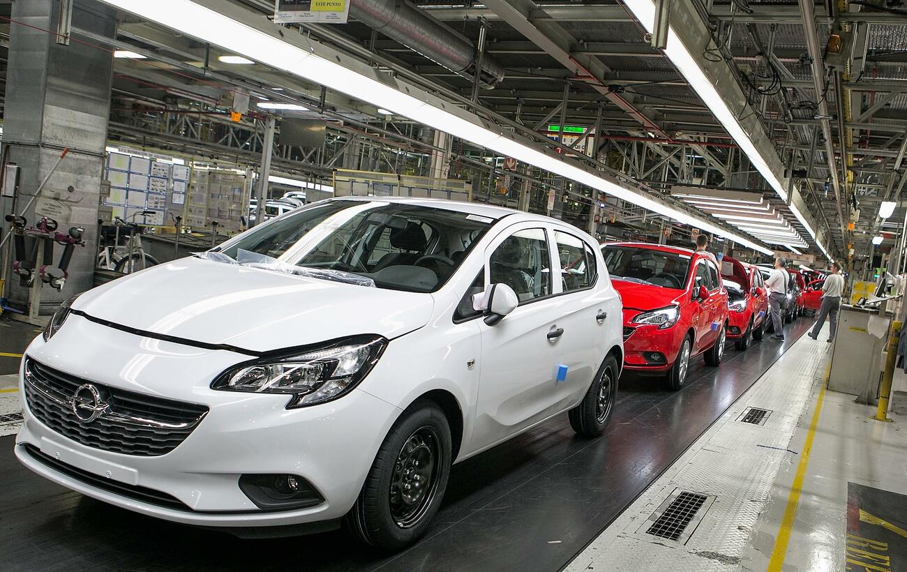Fábrica de Opel, del grupo PSA, en Figueruelas (Zaragoza)