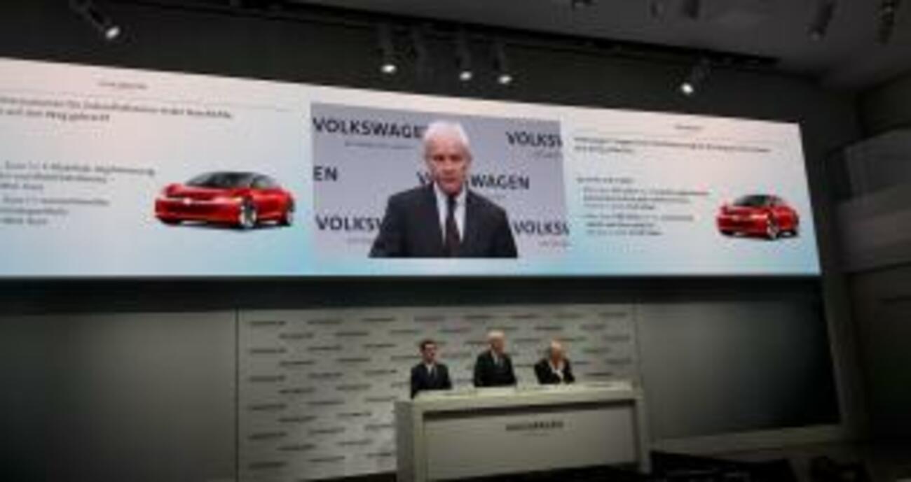 El presidente de Volkswagen, Matthias Müller El presidente de Volkswagen, Matthias Müller