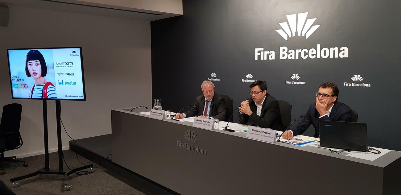 Presentación de Smart City Expo World Congress en Fira de Barcelona