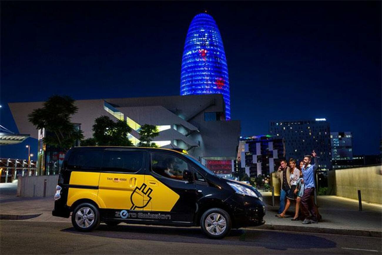 Taxi eléctrico de Barcelona
