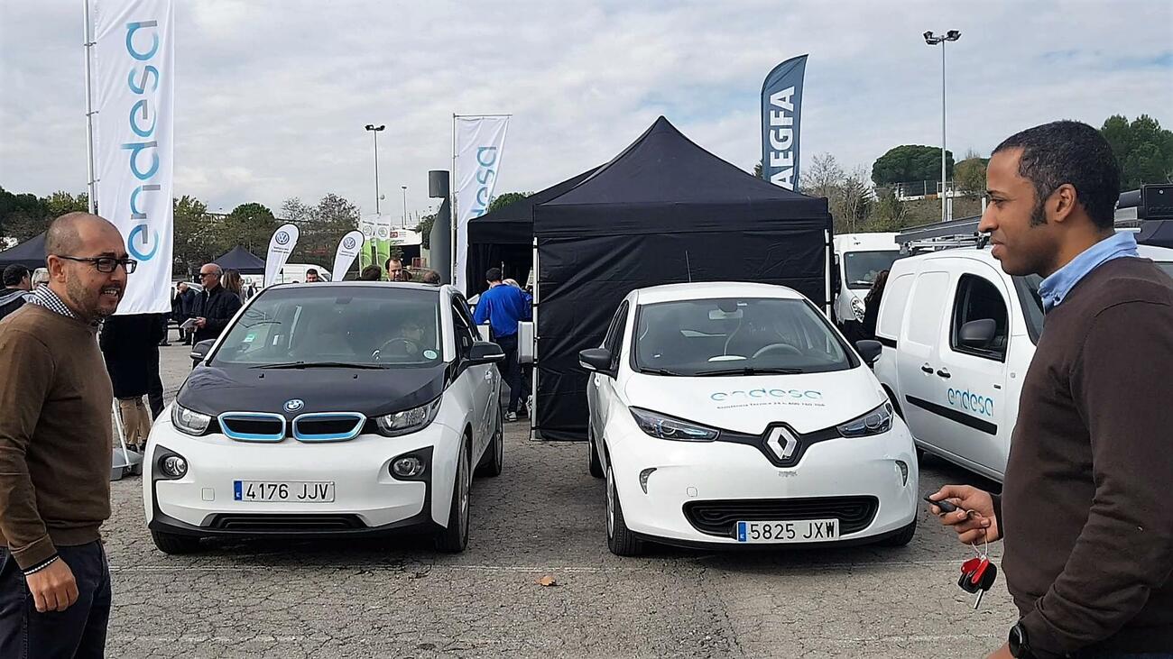 Francesc Estévez (FleetLogistics) y Pablo Samaura (Endesa)