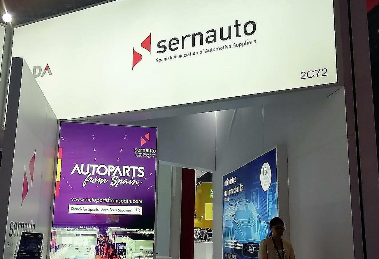 Stand de la nueva plataforma Autoparts From Spain de Sernauto en Shanghai