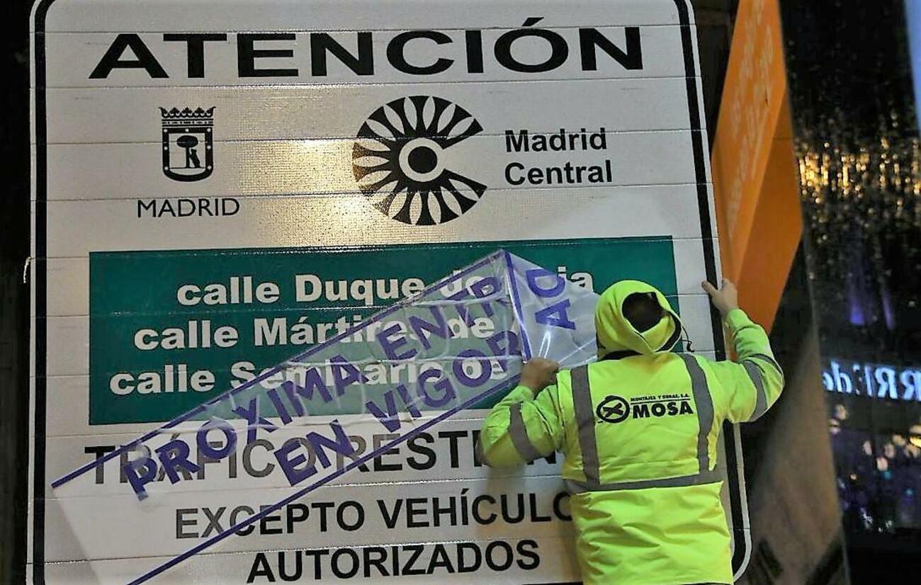 Entra en vigor la restricción de tráfico en Madrid Central