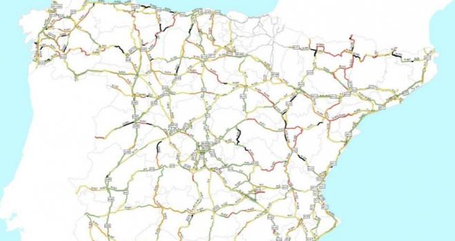 Este es el mapa de las carreteras con más accidentes y misteriosas  apariciones en España