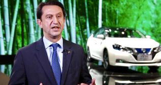 José Muñoz, en una presentación en 2018 antes de presentar su dimisión en Nissan José Muñoz, en una presentación en 2018 antes de presentar su dimisión en Nissan