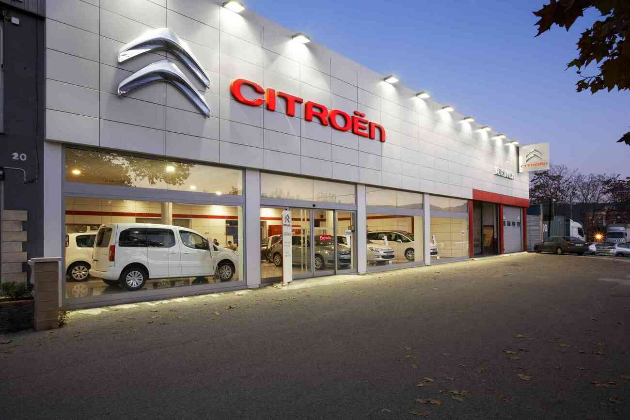 Imagen de un concesionario de Citroën / CG Imagen de un concesionario de Citroën / CG