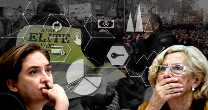 Las alcaldesas de Madrid y Barcelona, Manuela Carmena y Ada Colau / CG