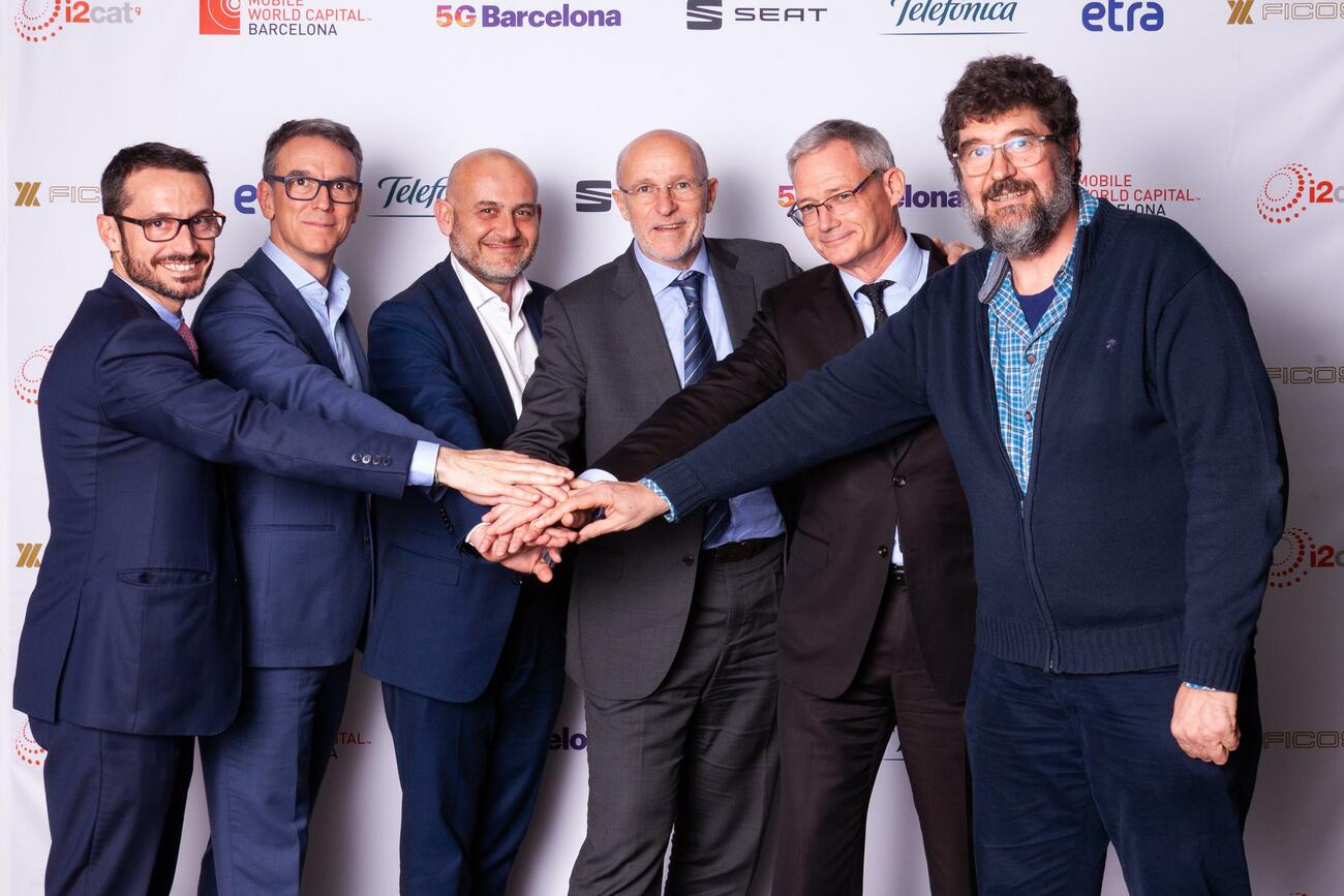 MW Capital, Seat, Telefonica, Ficosa, ETRA y i2CAT en la firma del acuerdo sobre coche conectado