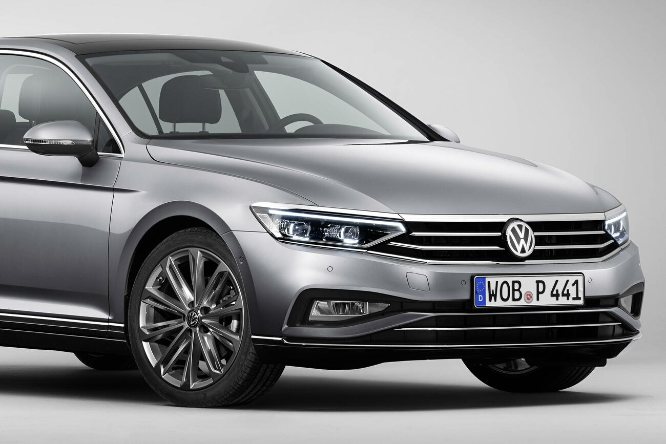 Frontal del Volkswagen Passat