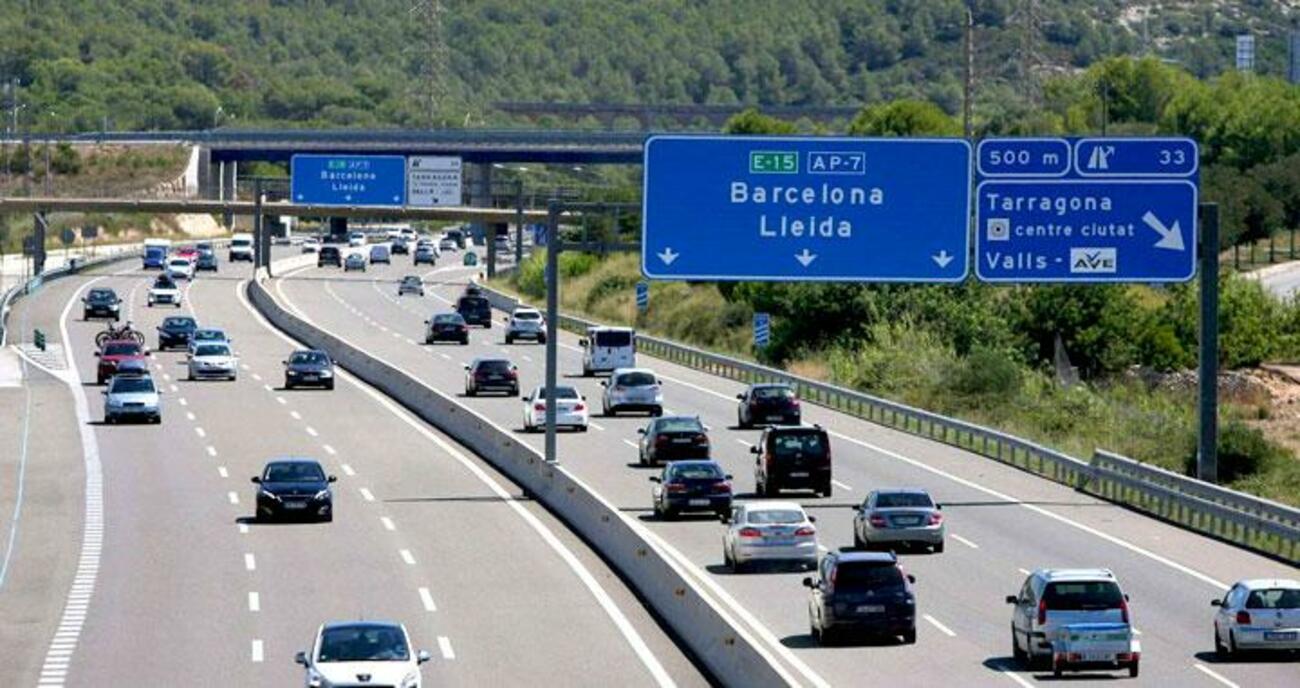 Imagen de la autopista AP-7 a su paso por Tarragona, Cataluña / EFE Imagen de la autopista AP-7 a su paso por Tarragona, Cataluña / EFE