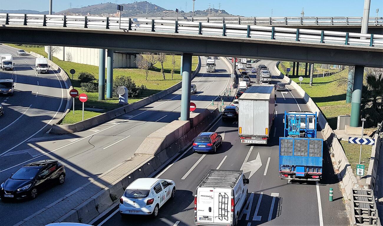 Tráfico en los accesos a Barcelona Tráfico en los accesos a Barcelona