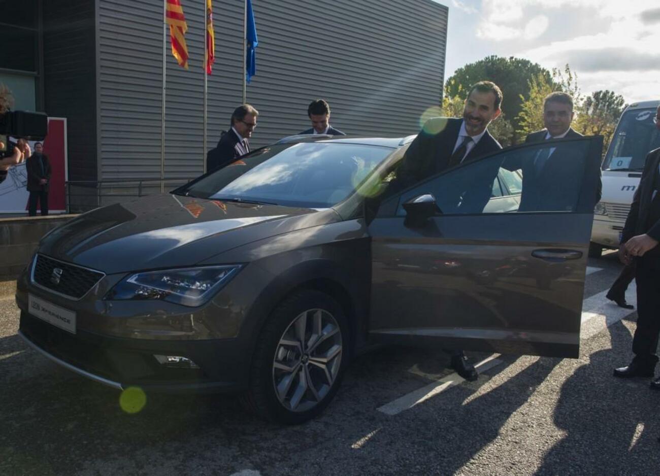 Felipe VI se reencuentra con su primer Seat Ibiza 30 años después Felipe VI se reencuentra con su primer Seat Ibiza 30 años después