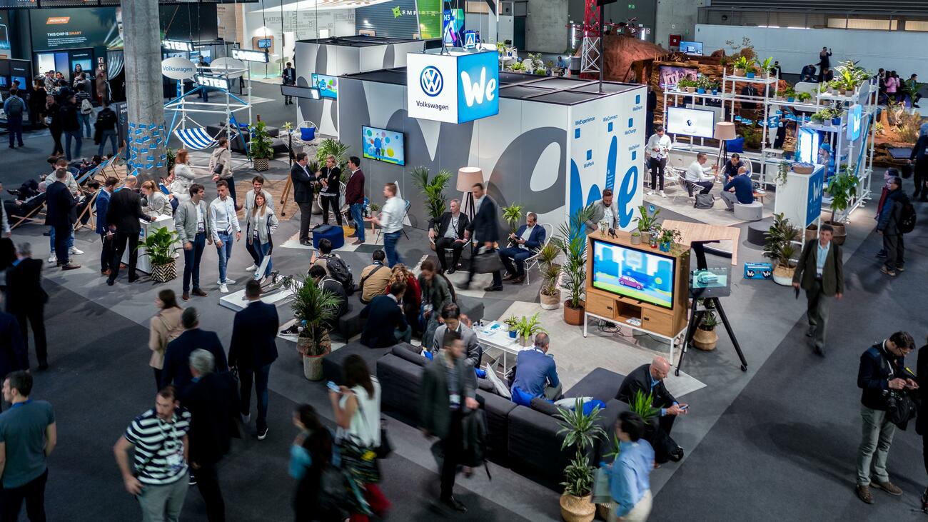 Espacio de Volkswagen We en el MWC de Barcelona