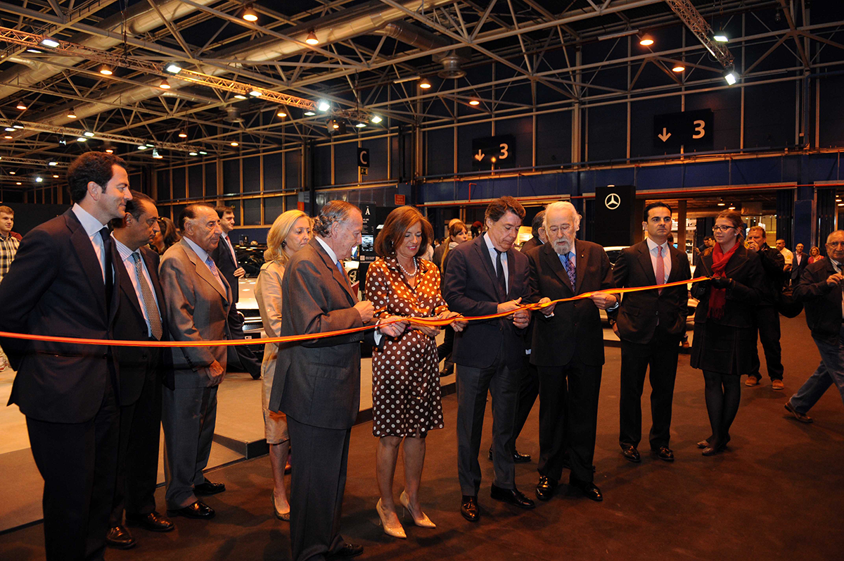 La foto de la inauguración del Salón del Automóvil de Madrid La foto de la inauguración del Salón del Automóvil de Madrid
