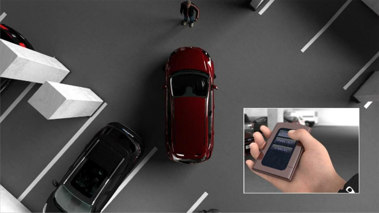 'Park assist' con mando a distancia