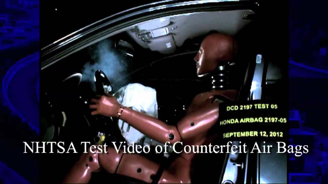 Vídeo de las pruebas de la NHTSA Vídeo de las pruebas de la NHTSA