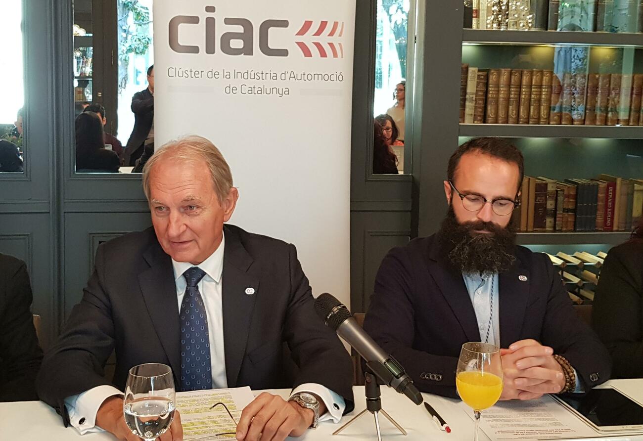 Josep Maria Vall (izquierda) y Josep Nadal, presidente y gerente del Clúster de Automoción de Catalunya (CIAC) Josep Maria Vall (izquierda) y Josep Nadal, presidente y gerente del Clúster de Automoción de Catalunya (CIAC)