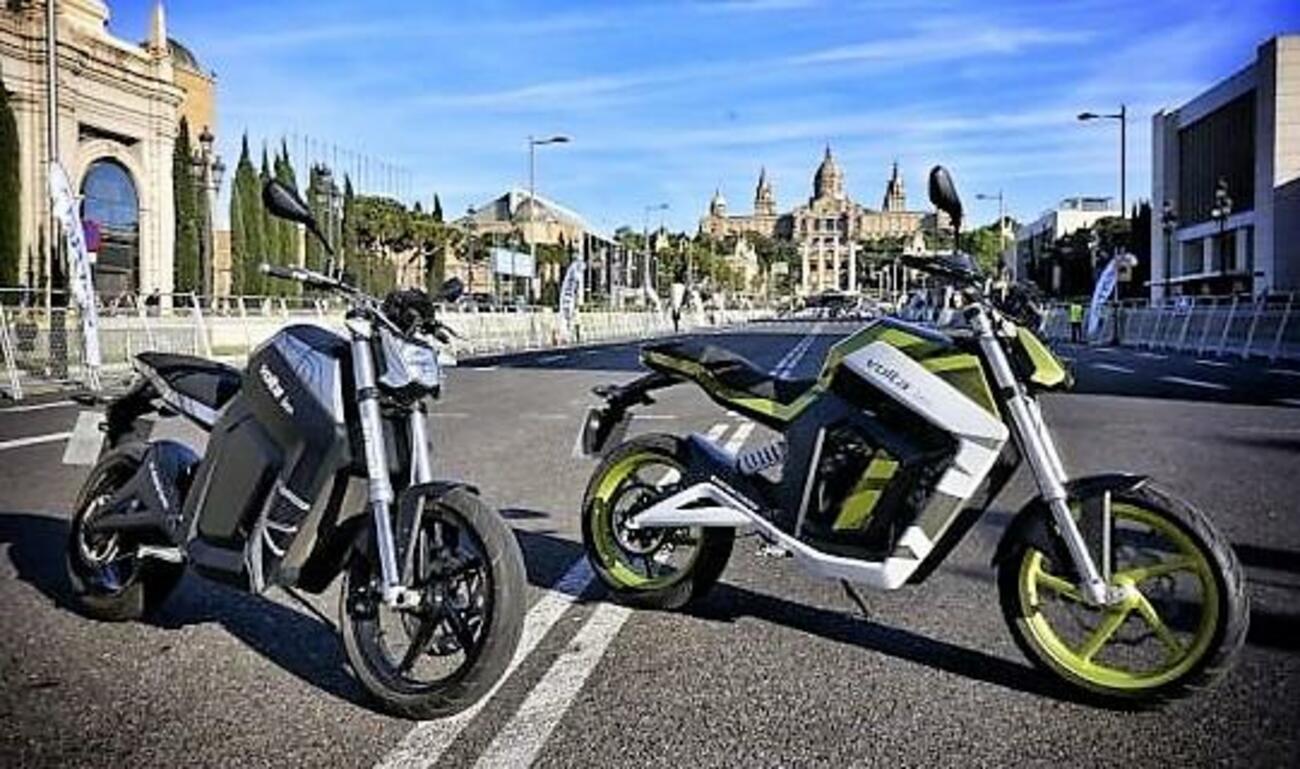 Dos modelos de motos eléctricas de Volta Motorbikes, que ha pedido el concurso de acreedores Dos modelos de motos eléctricas de Volta Motorbikes, que ha pedido el concurso de acreedores