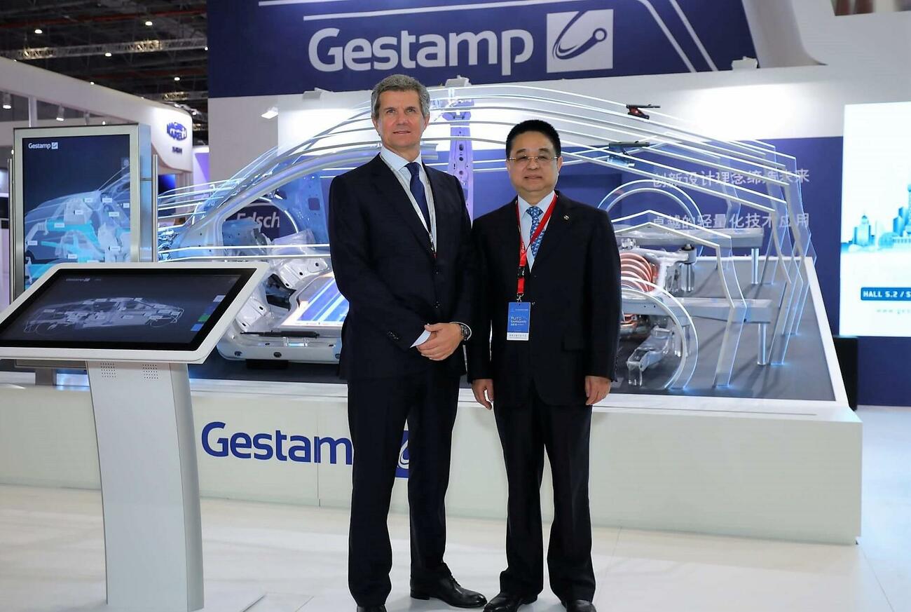 Francisco Riberas y Cai Suping sellan el acuerdo de Gestamp y la firma china BHAP