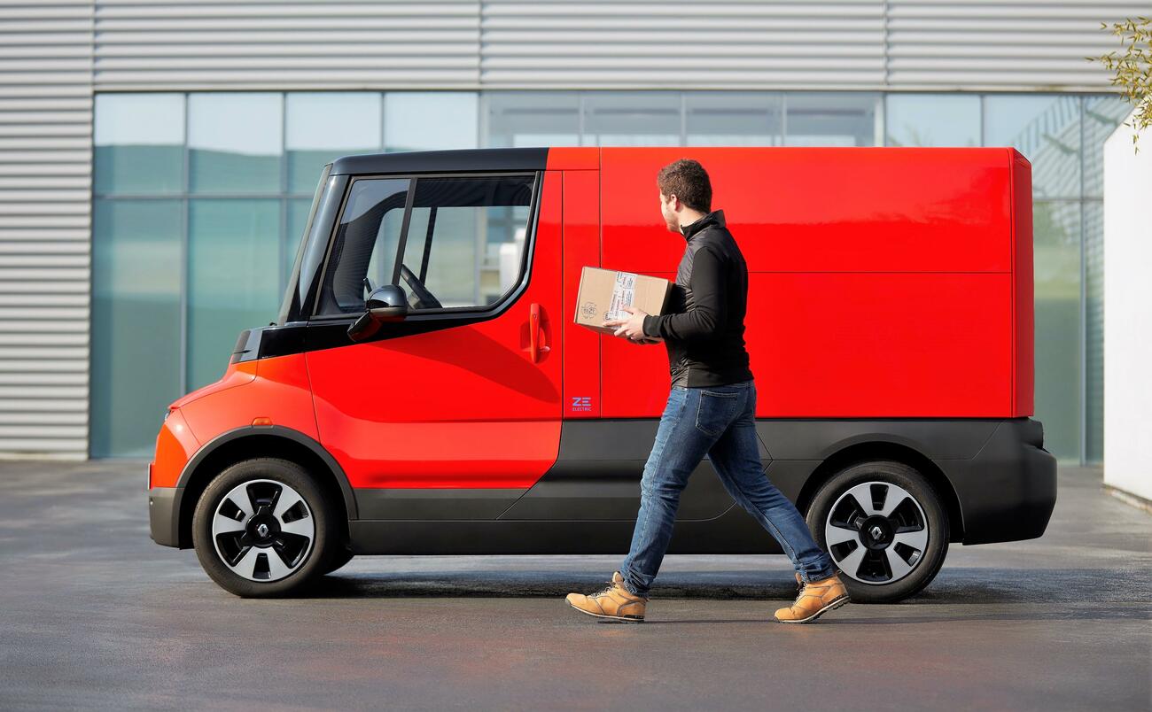 Nuevo prototipo de reparto de e-commerce Renault EZ FLEX Nuevo prototipo de reparto de e-commerce Renault EZ FLEX