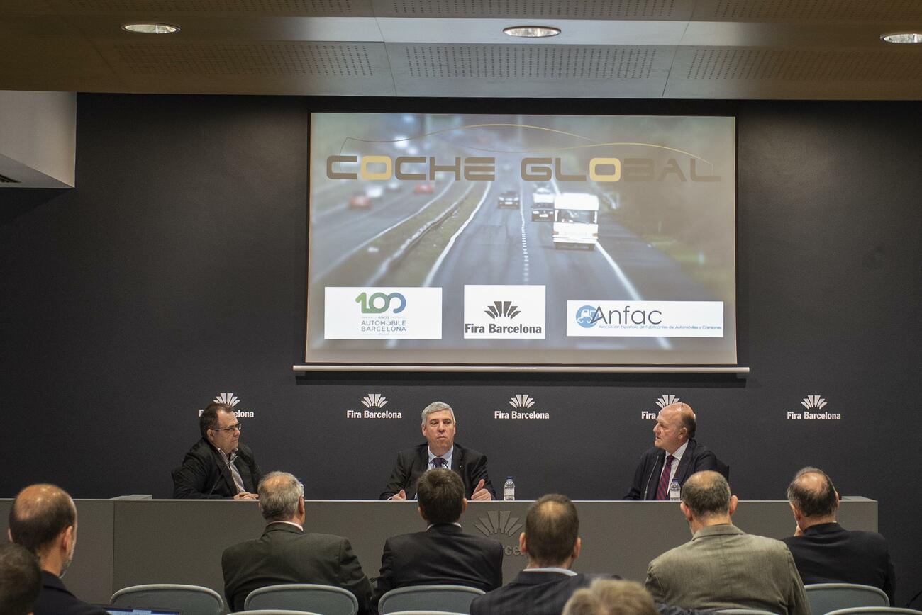 José Vicente de los Mozos, en un acto de Coche Global en Automobile Barcelona / LENA PRIETO