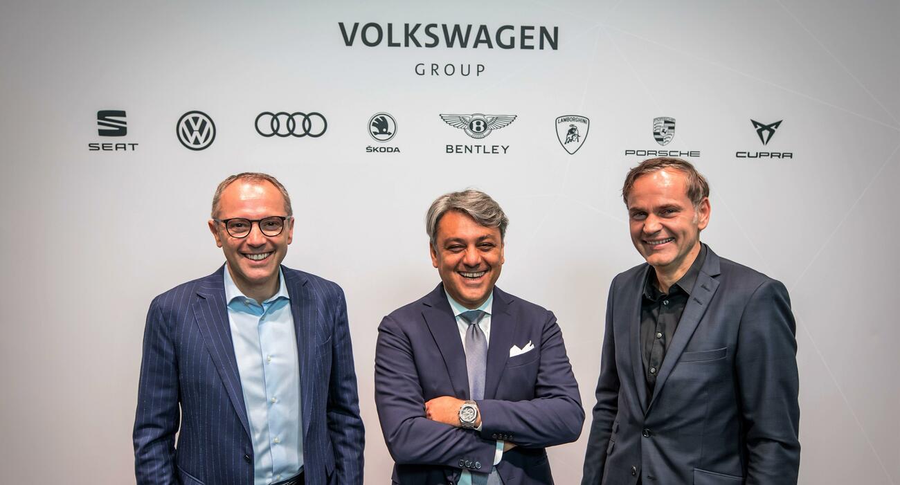 Los presidentes de Lamgorghini, Seat y Porsche