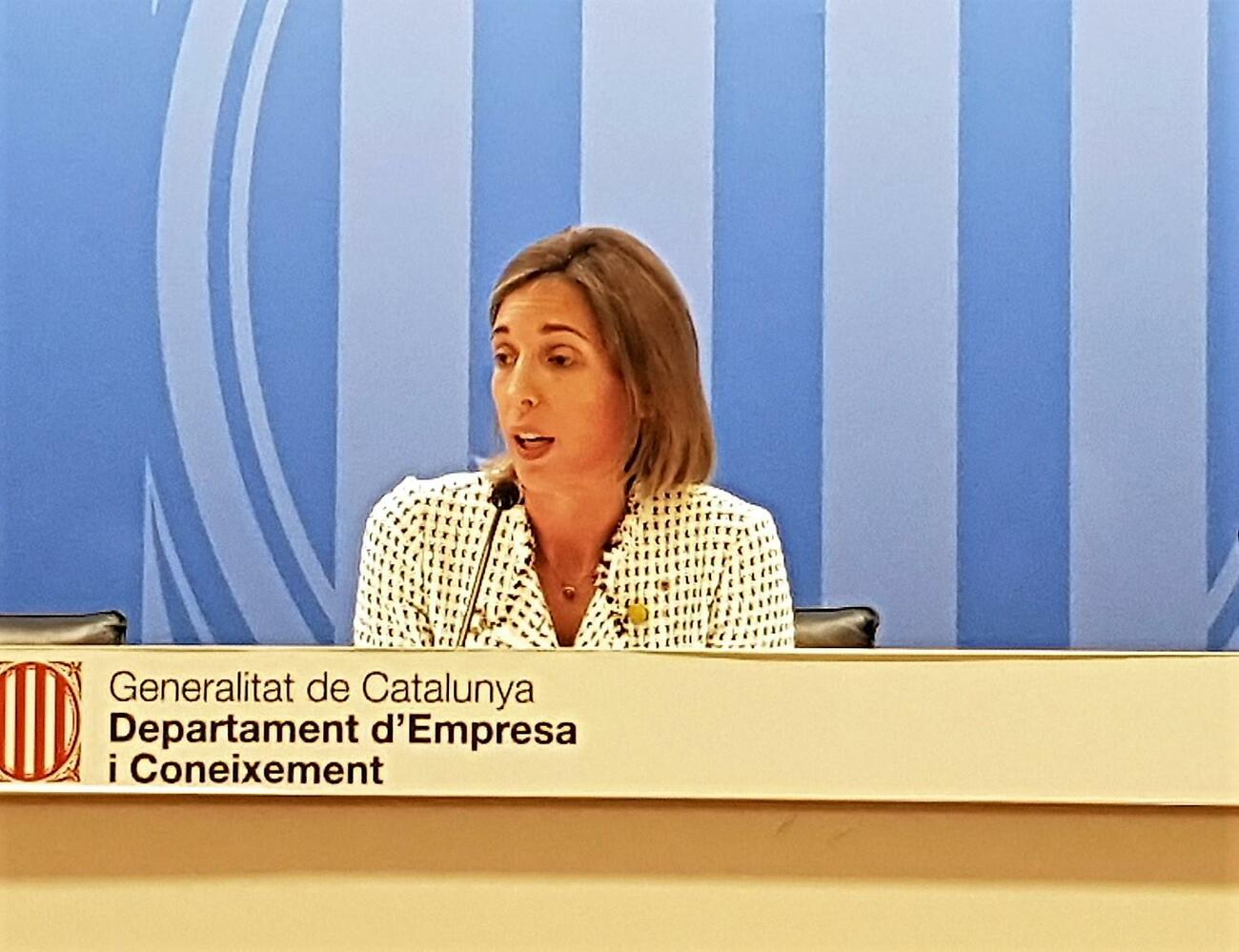 Angels Chacón, consejera de Empresa de la Generalitat