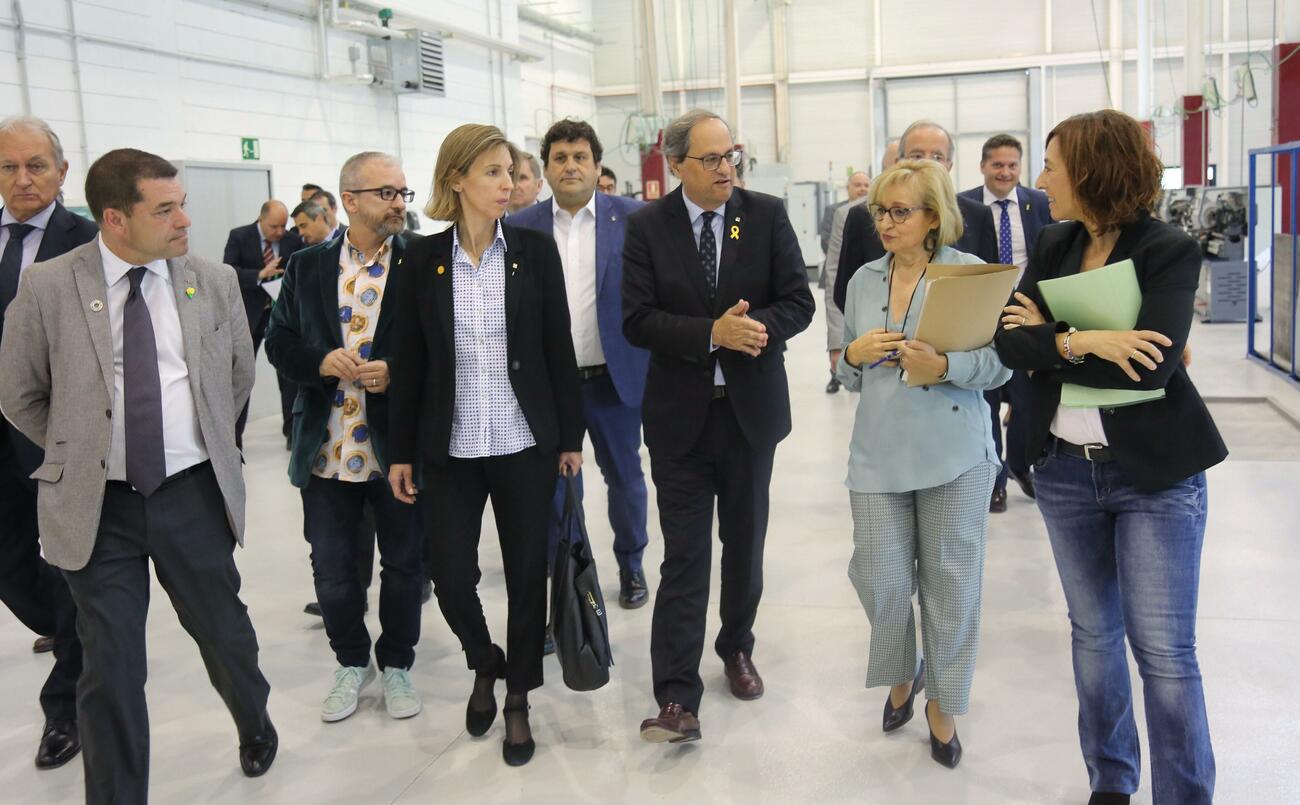 Quim Torra en el Centro de FP de automoción de Martorell / Generalitat Quim Torra en el Centro de FP de automoción de Martorell / Generalitat