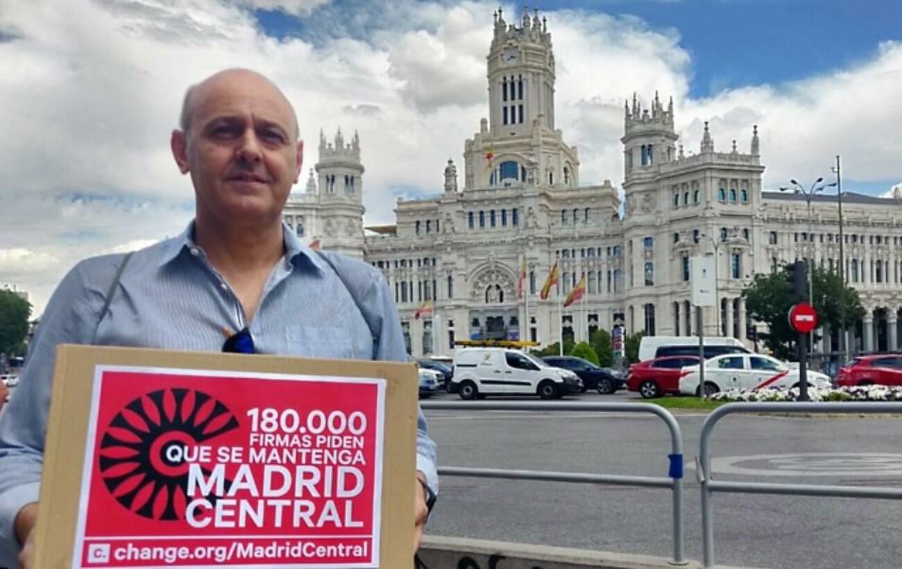 El impulsor de una recogida de firmas a favor de Madrid Central / JOTA SÁEZ