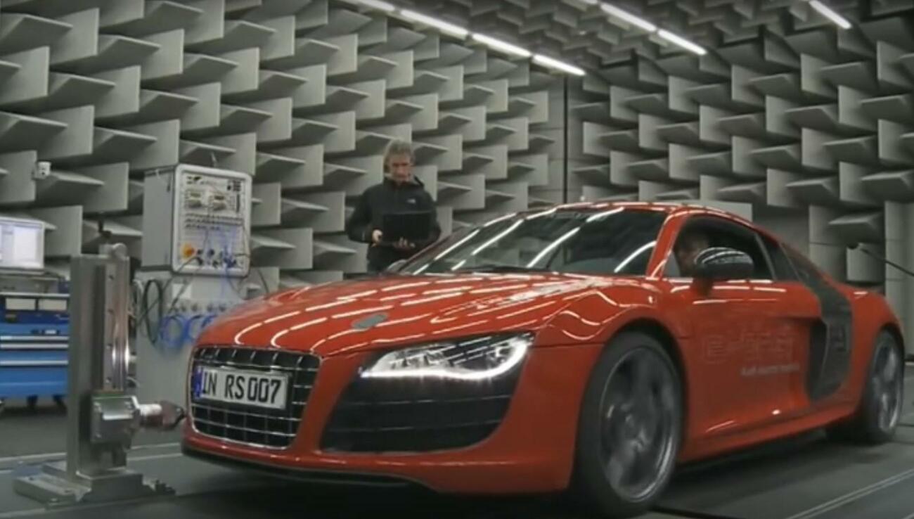 Prueba de sonido para coches eléctricos de Audi Prueba de sonido para coches eléctricos de Audi
