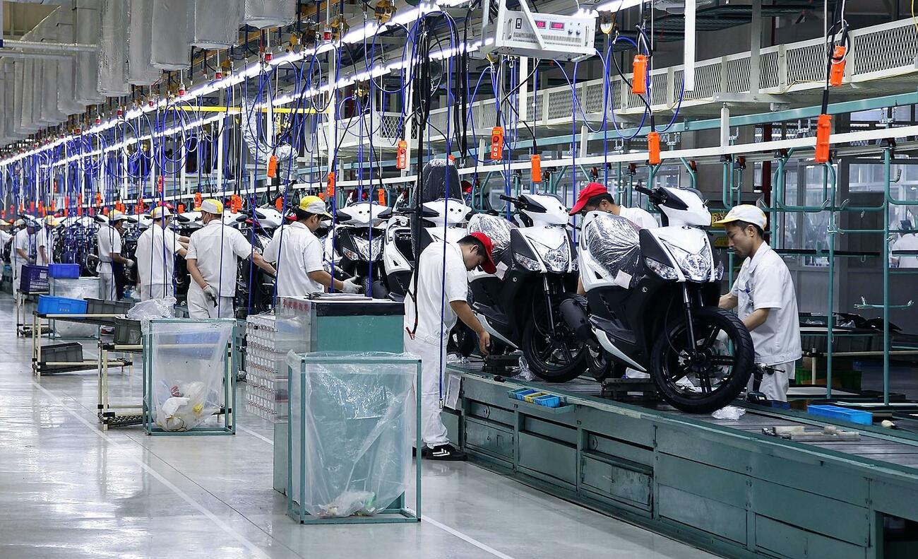 Fábrica de Kymco en China