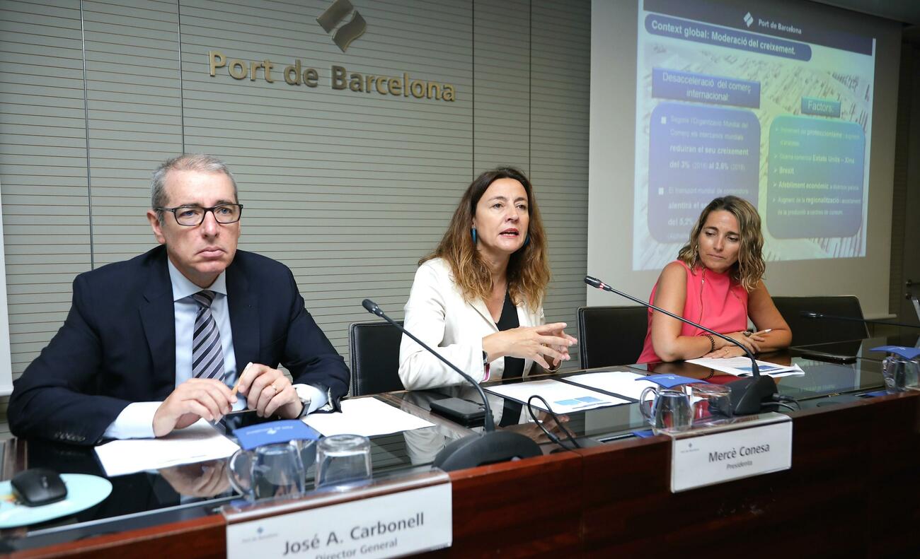 La presidenta de Port de Barcelona, Mercè Conesa La presidenta de Port de Barcelona, Mercè Conesa