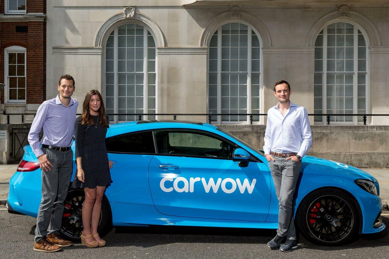 Los fundadores de Carwow, una 'start up' de venta de coches por internet en la que ha invertido Daimler