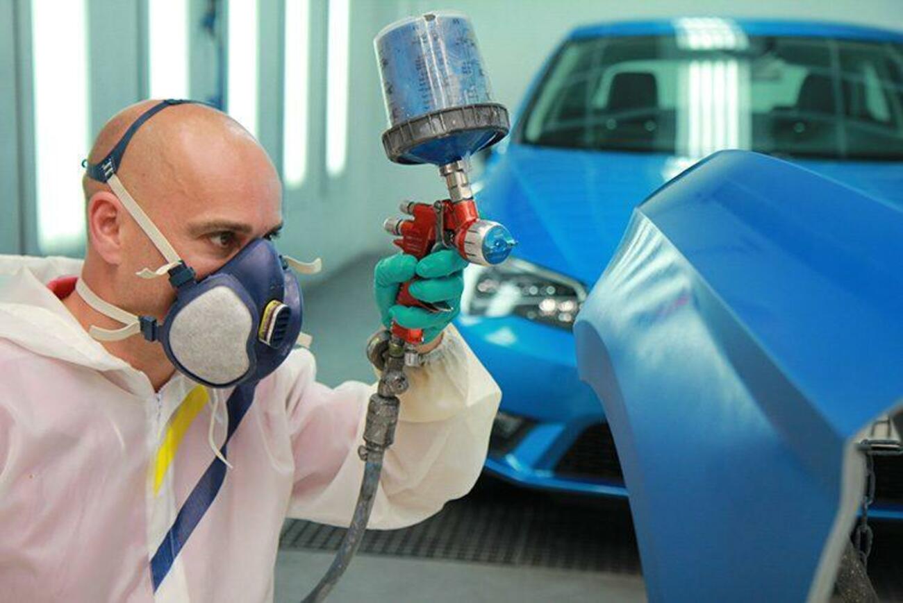 Laboratorio de pintura de Seat en Martorell