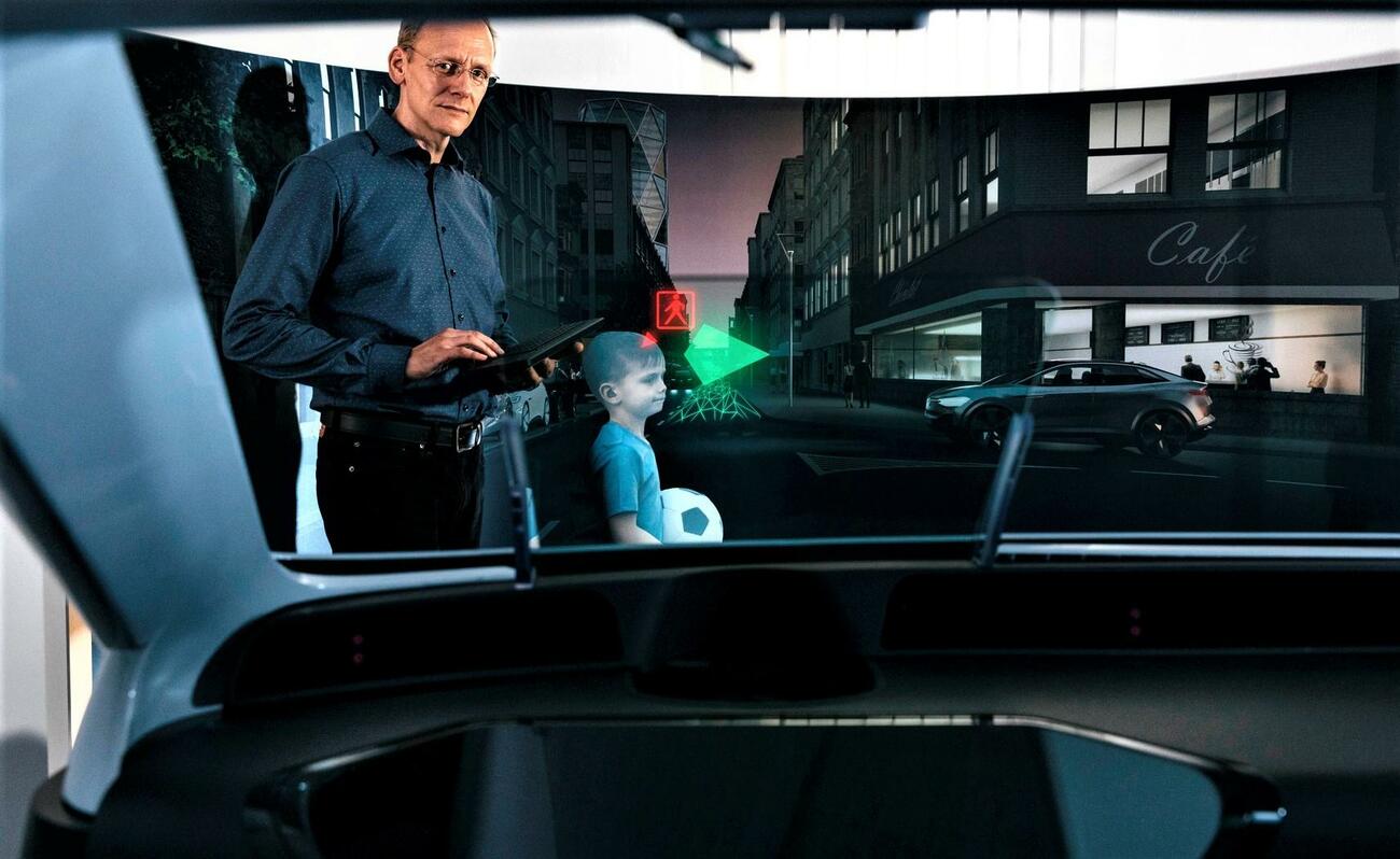 Un holograma de la empresa SeeReal Technologies, en la que ha entrado Volkswagen / VW Un holograma de la empresa SeeReal Technologies, en la que ha entrado Volkswagen / VW