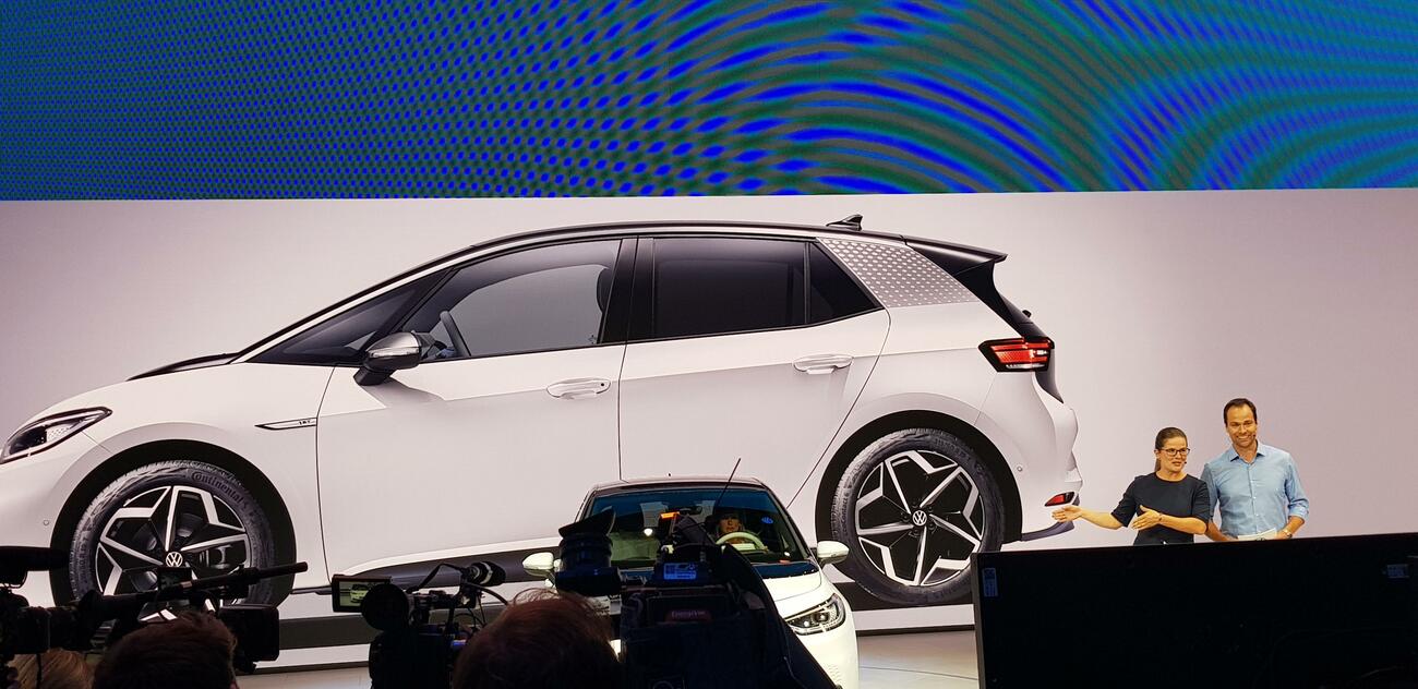 Presentación del nuevo Volkswagen ID.3, el primer coche eléctrico de la marca