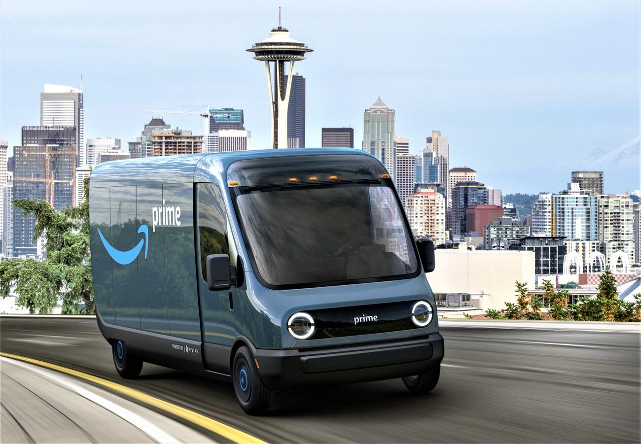 Furgoneta eléctrica de Amazon