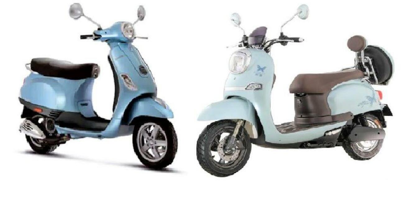 Vespa LX y Scooter Zhejiang