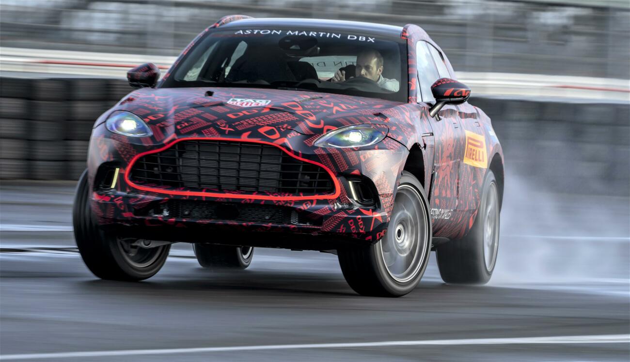 Pruebas en circuito del SUV Aston Martin DBX / ASTON MARTIN