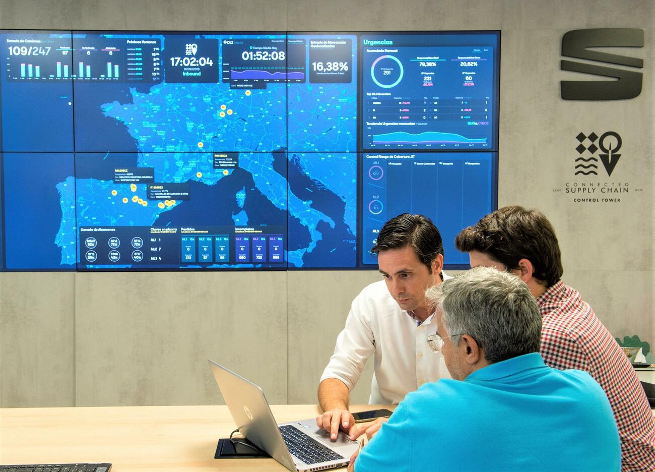 Centro de control logístico de Seat en Martorell / SEAT