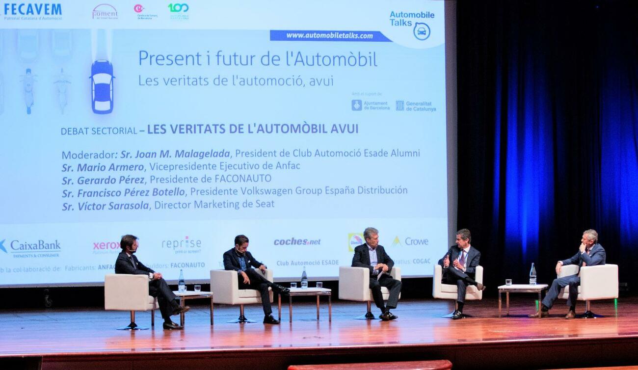 Debate organizado sobre automoción Automobile Talks en Barcelona / DAVID ZORRAQUINO / EUROPA PRESS