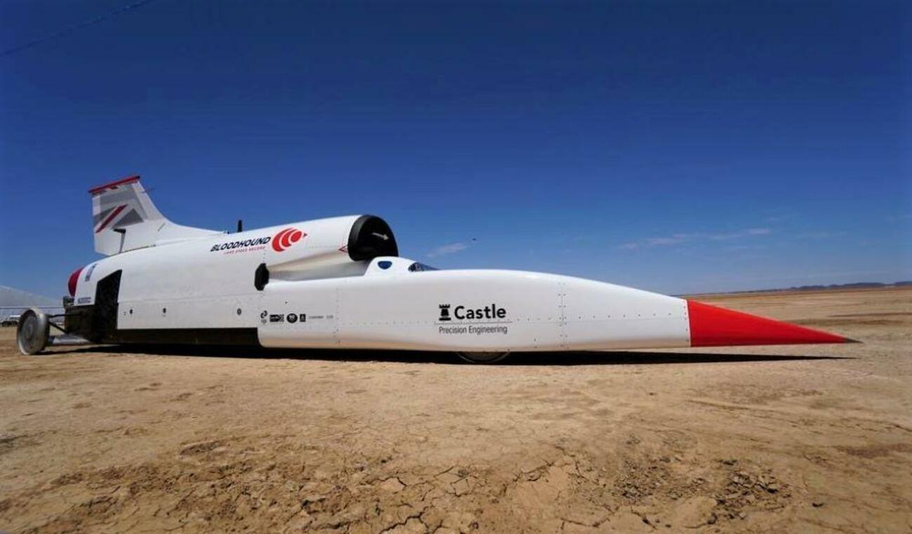 El bólido de Bloodhound Land Speed ​​Record