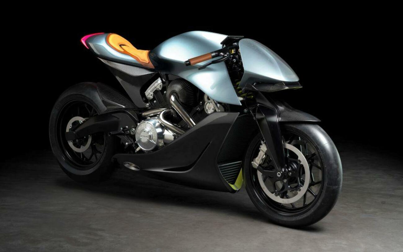 La moto AMB 1 de Aston Martin La moto AMB 1 de Aston Martin