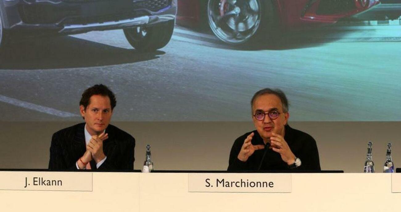 Los directivos de Fiat Chrysler, Sergio Marchionne (ya fallecido) y John Elkan / FCA