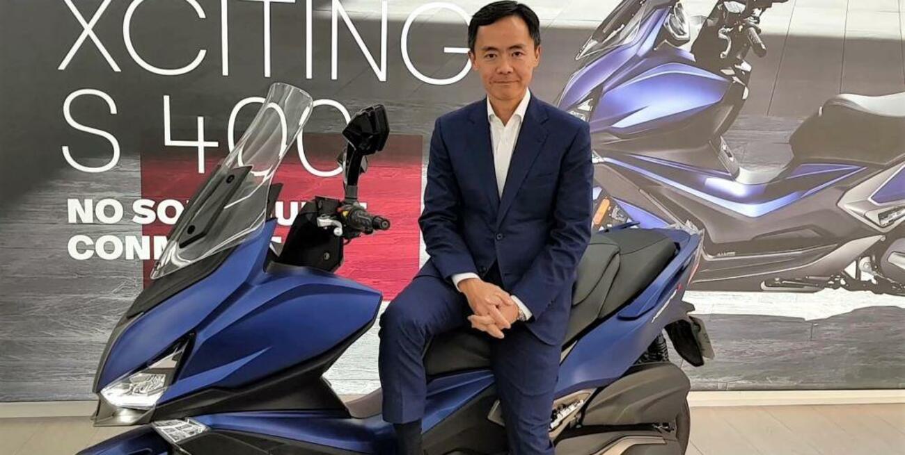 Carlos Wang, director general de motocicletas de Kymco España Carlos Wang, director general de motocicletas de Kymco España