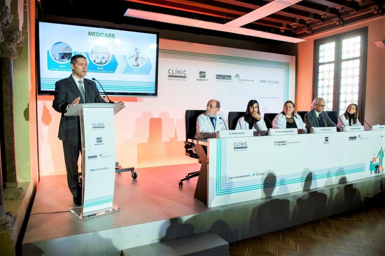 Xavier Ros, vicepresidente de Recursos Humanos de Seat, presenta el estudio sobre salud laboral / SEAT