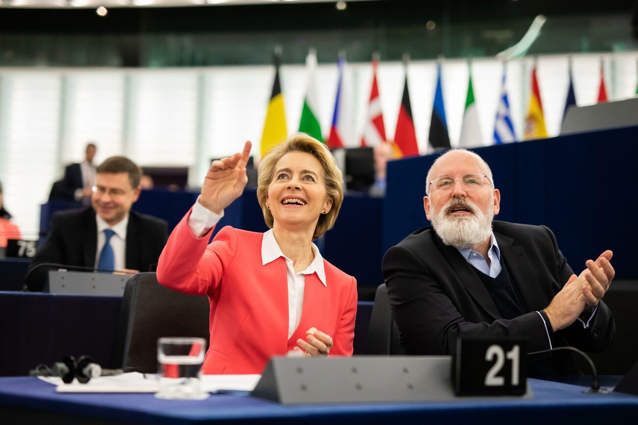Los vicepresidentes de la CE Ursula von der Leyen y Frans Timmermans, presentes en la Cumbre del Clima de Madrid / EP Los vicepresidentes de la CE Ursula von der Leyen y Frans Timmermans, presentes en la Cumbre del Clima de Madrid / EP