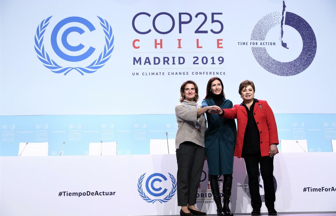 Las máximas responsables de la Cumbre del Clima COP25 de Madrid / COP25 Las máximas responsables de la Cumbre del Clima COP25 de Madrid / COP25