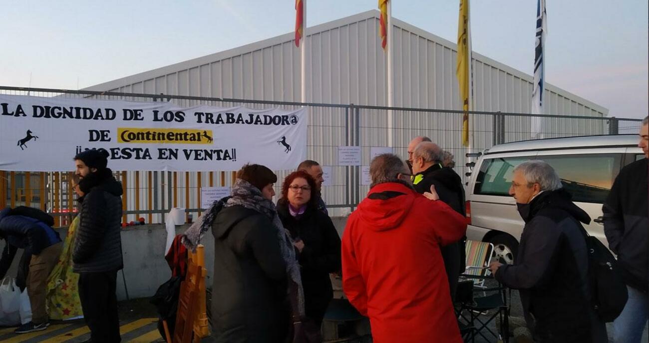 Trabajadores de Continental en Rubí en huelga / CCOO