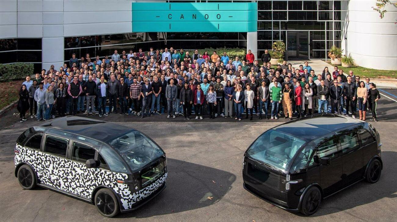 El equipo de la 'startup' de vehículos eléctricos Canoo El equipo de la 'startup' de vehículos eléctricos Canoo
